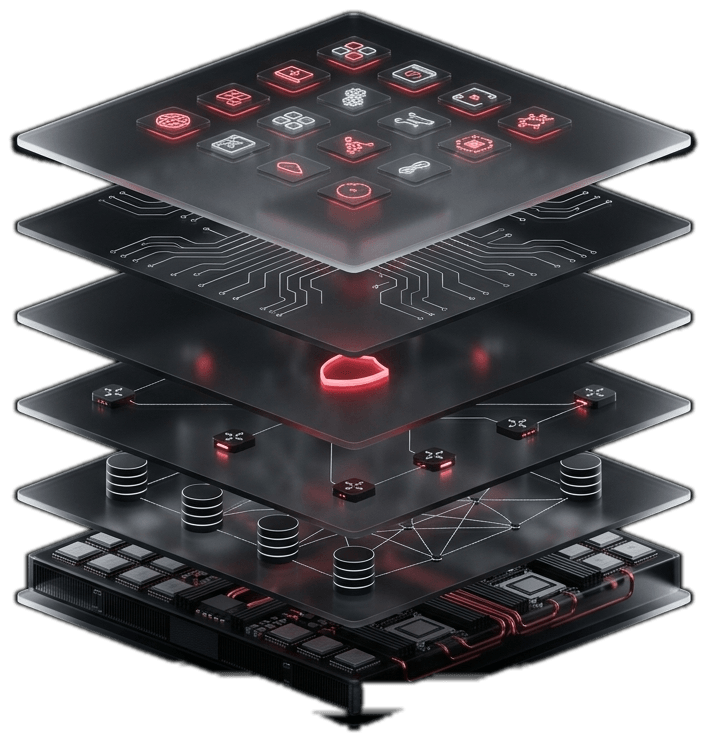 Nusaraia 6-Plane Sovereign AI Architecture Blueprint